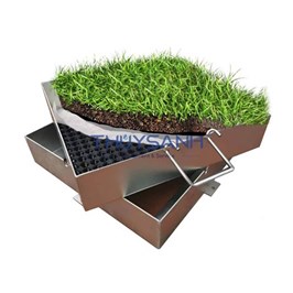 Nắp hố ga ngầm trồng cỏ inox 304, ngăn mùi hôi - GMC-01