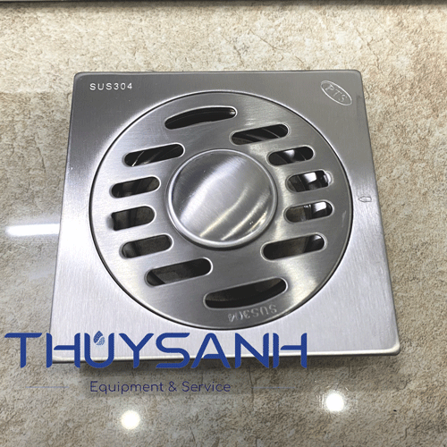 Thoát sàn máy giặt inox bề mặt sáng bóng