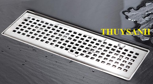 Hình ảnh lắp đặt thực tế ga thoát sàn dài